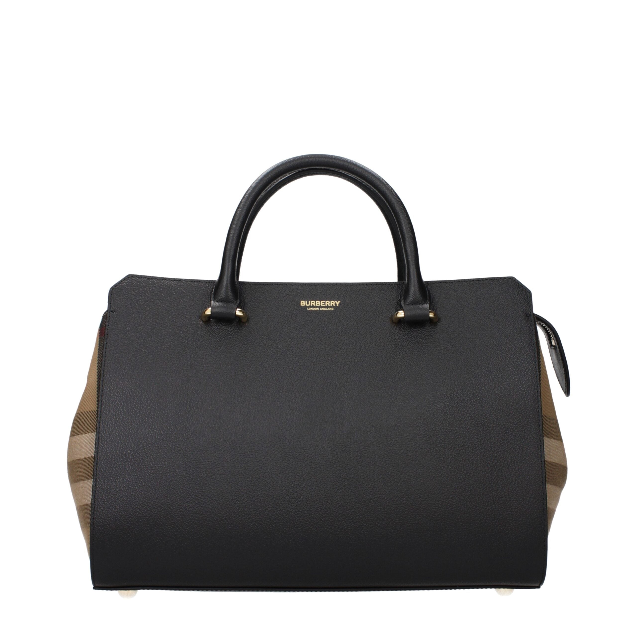 Burberry Black Leather Handbag